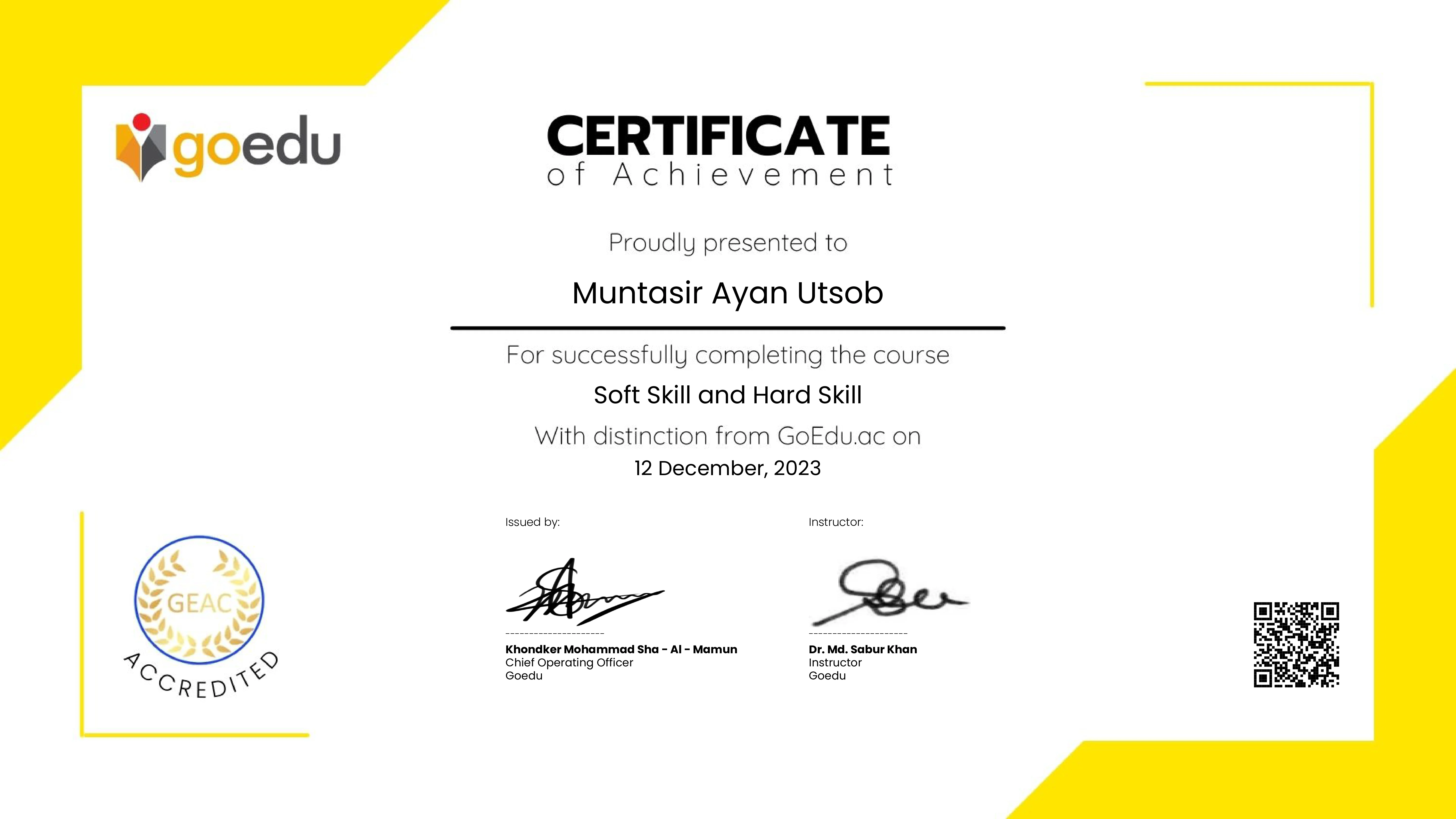 Soft Skill and Hard Skill